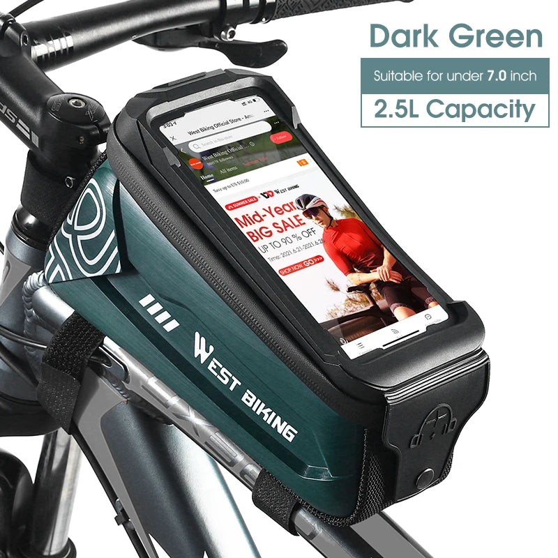 Vattentät Cykelväska med Touchscreen