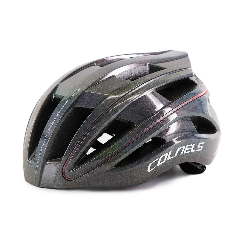 Cykelhjälm med LED-lampa
