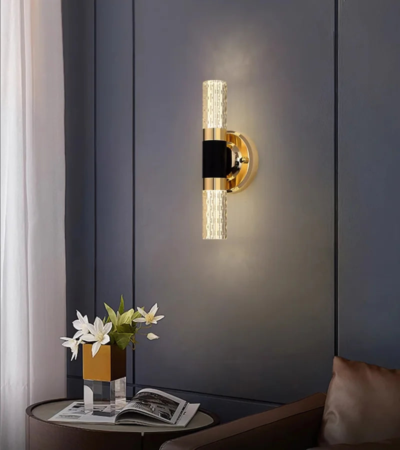 Vägglampa Crystal