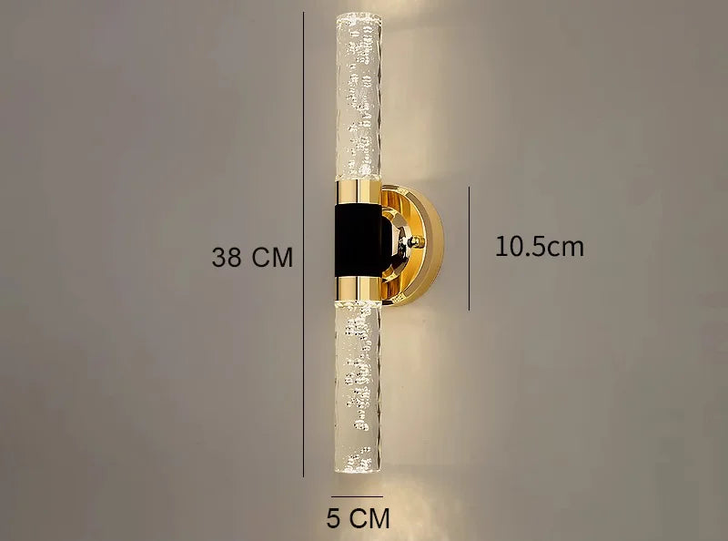 Vägglampa Crystal