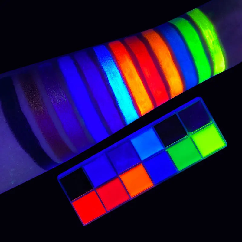 Fluorescerande Neon palett