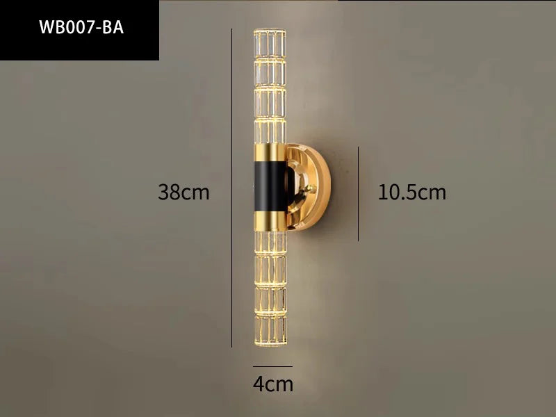 Vägglampa Crystal