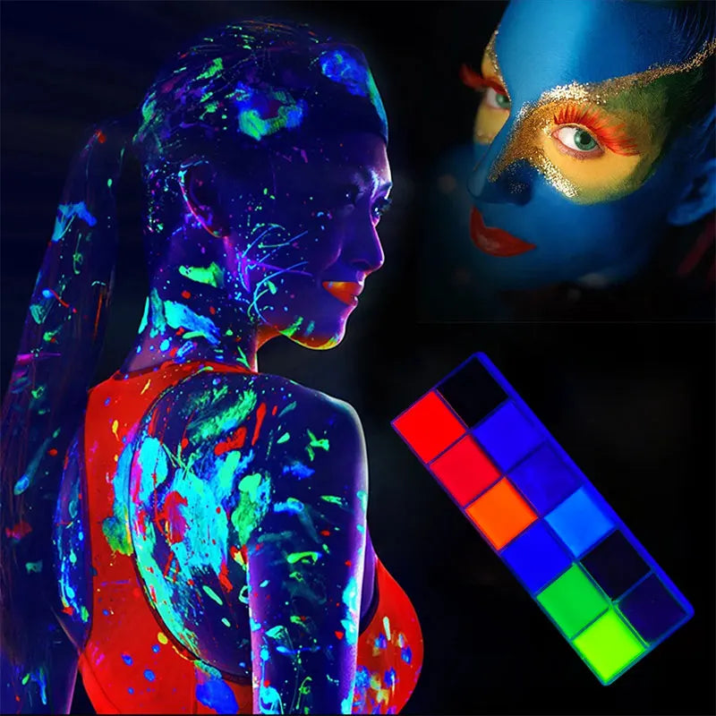 Fluorescerande Neon palett