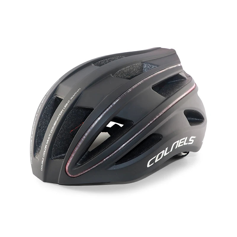 Cykelhjälm med LED-lampa