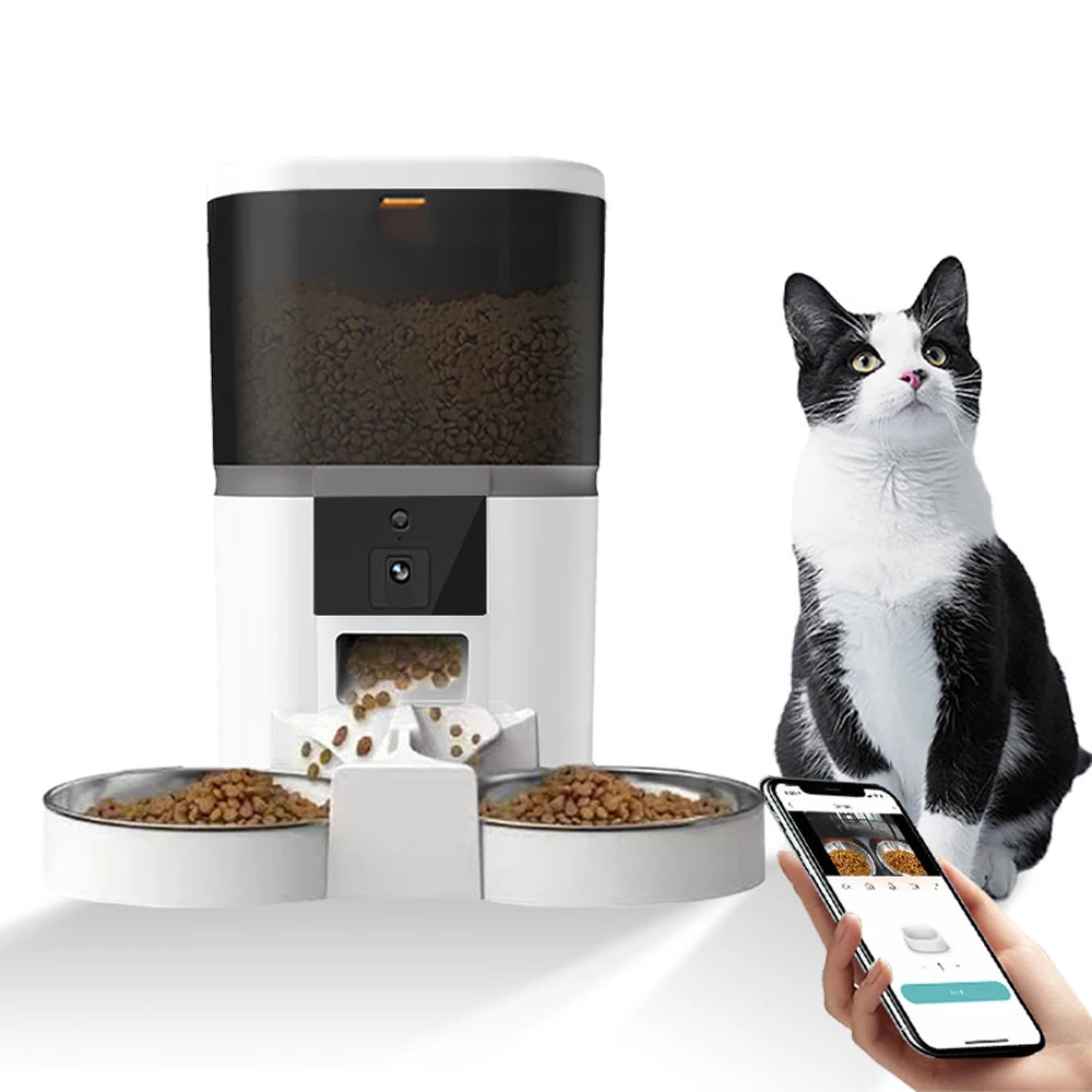 Smart matdispenser med kamera
