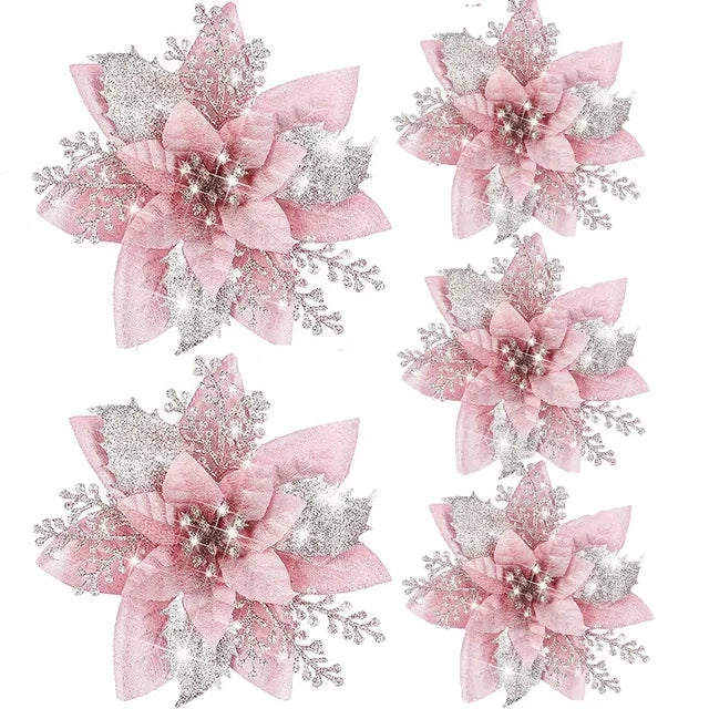 Juliga dekorationsblommor