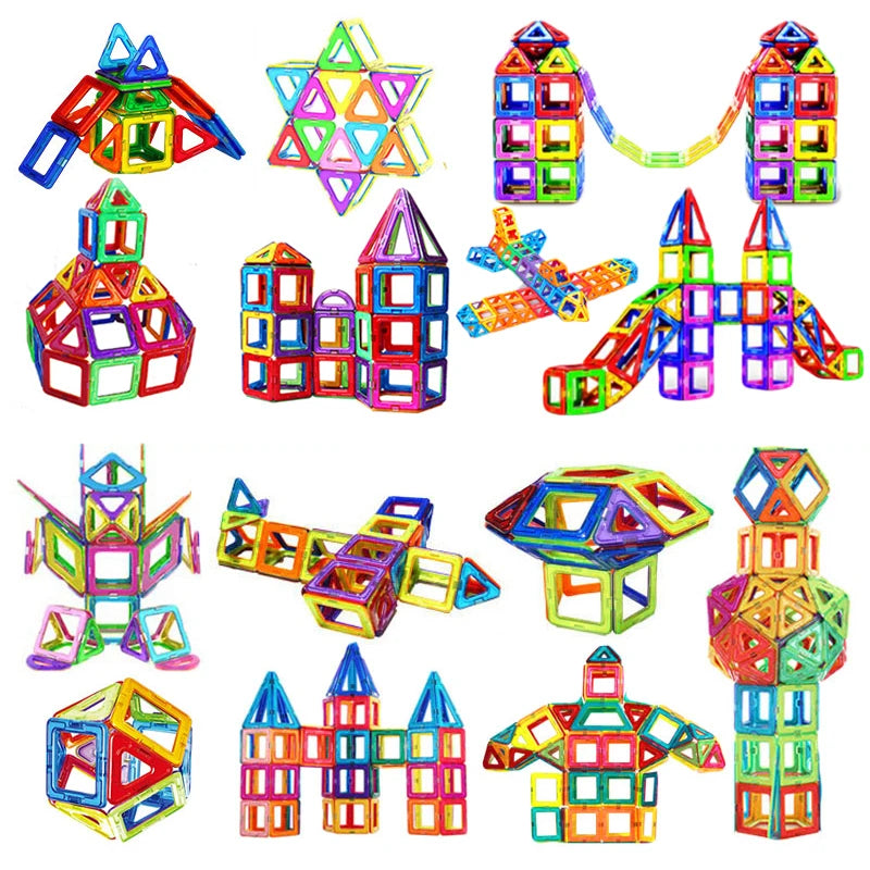 Magnetiska byggklossar (Montessori)