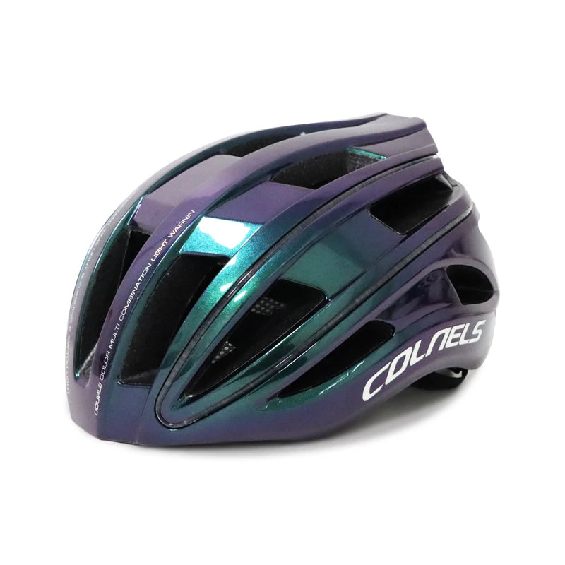 Cykelhjälm med LED-lampa
