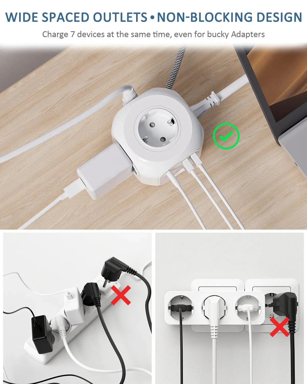 Multiadapter med USB