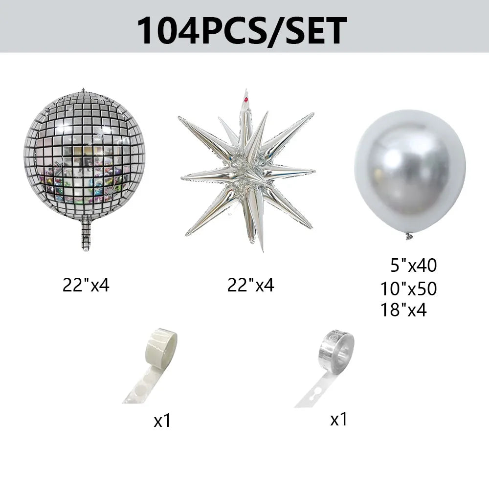 Silverballonger (104 st)