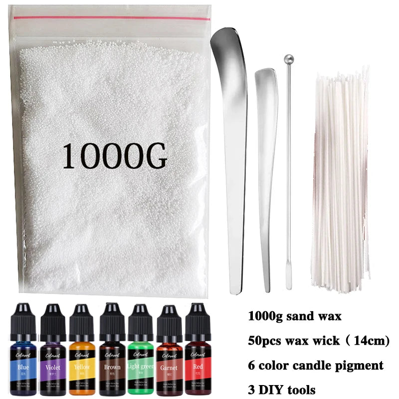 Sandvax för ljustillverkning (DIY)