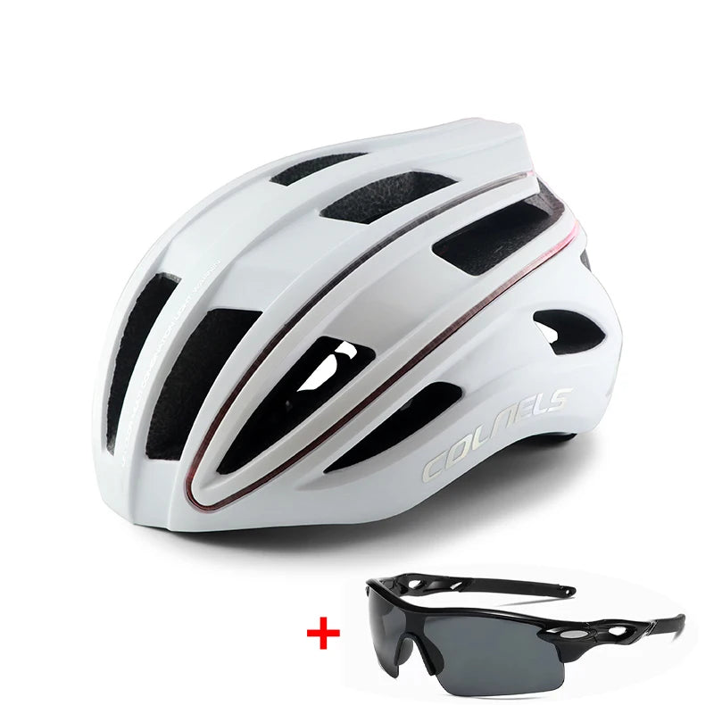 Cykelhjälm med LED-lampa