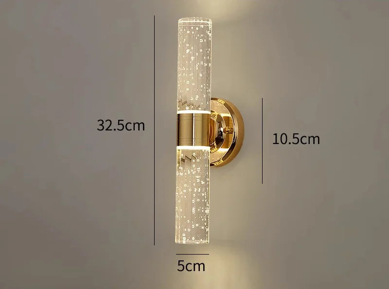 Vägglampa Crystal