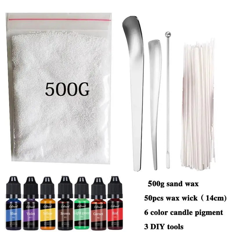 Sandvax för ljustillverkning (DIY)
