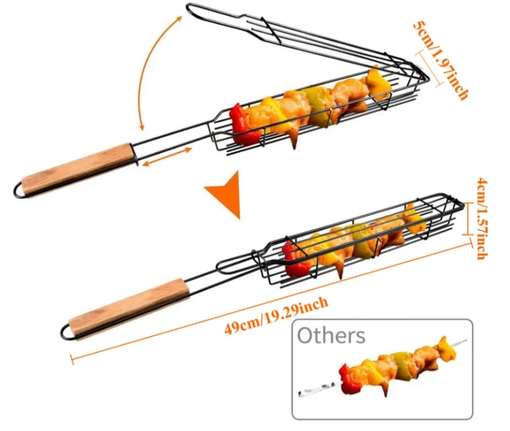 4-pack Grillkorgar till grillen