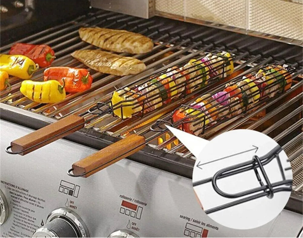 4-pack Grillkorgar till grillen