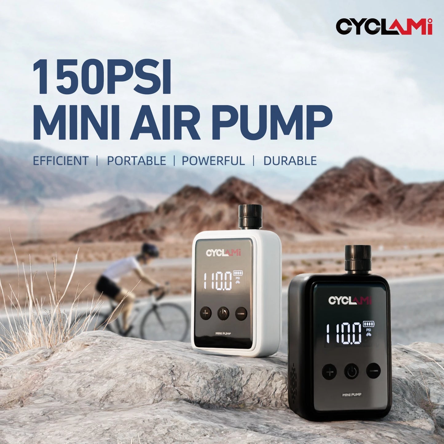 Bärbar cykelpump