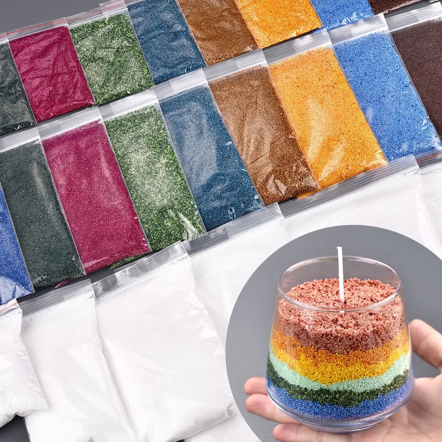 Sandvax för ljustillverkning (DIY)