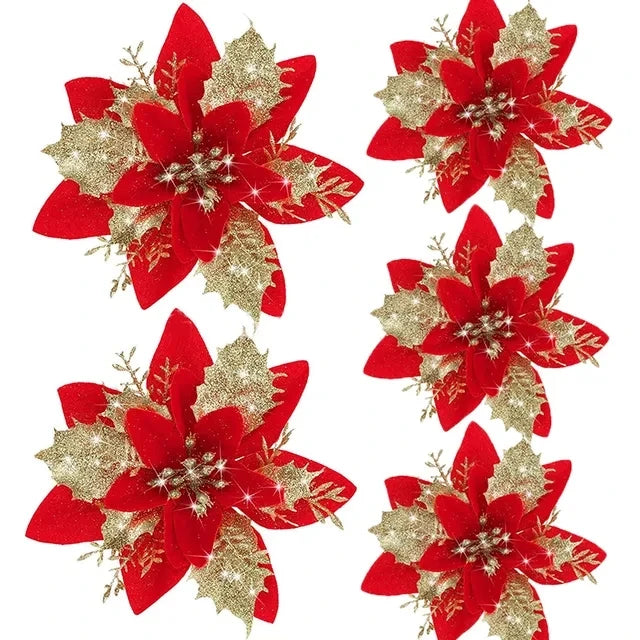 Juliga dekorationsblommor