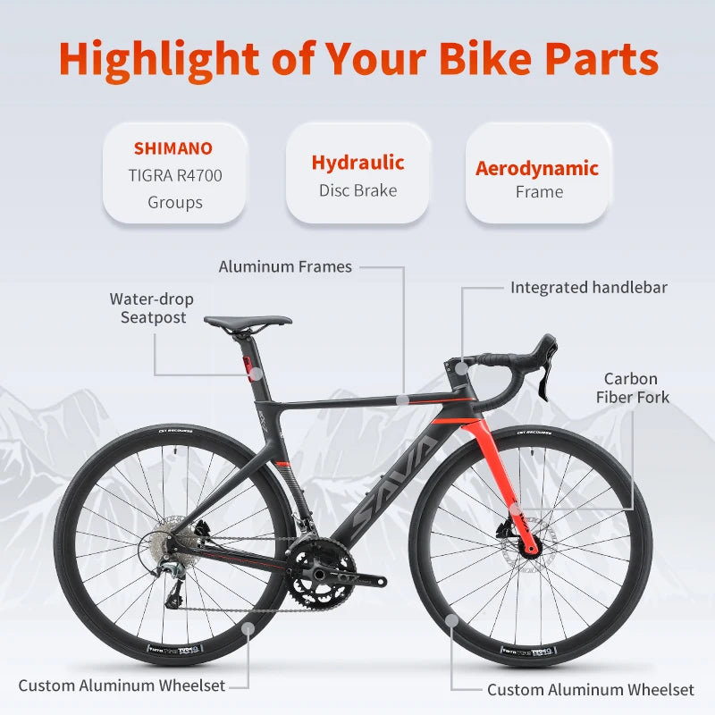 SAVA EX-7 Aluminium cykel