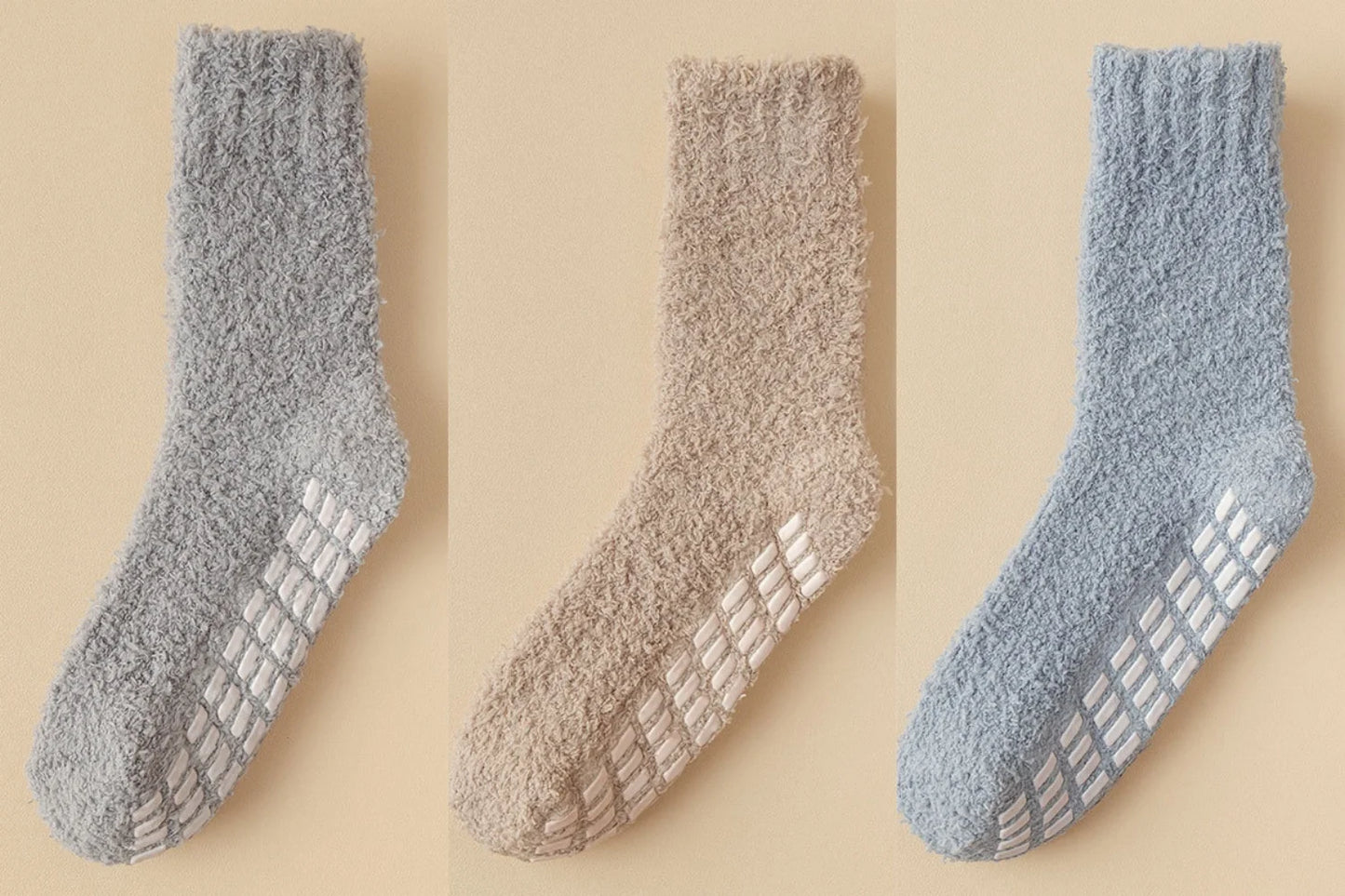 3-pack Sockor med Antihalk-funktion