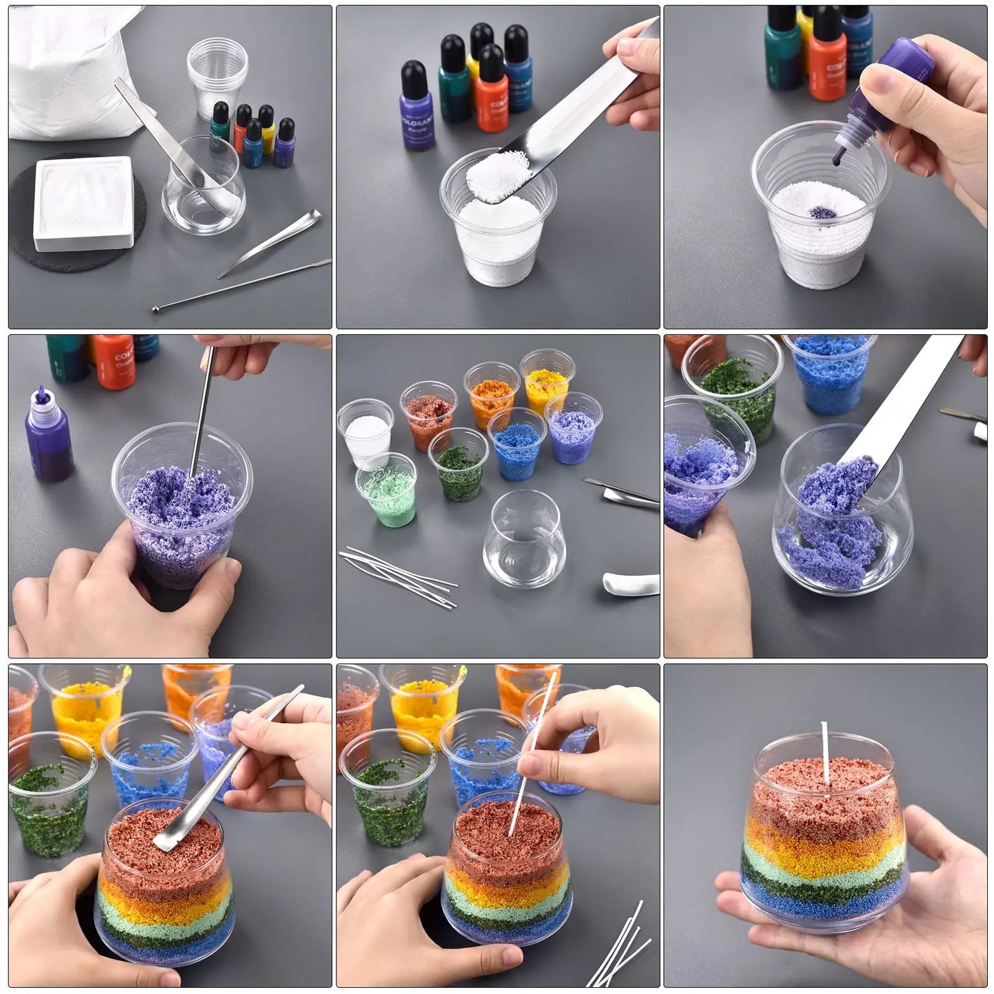 Sandvax för ljustillverkning (DIY)