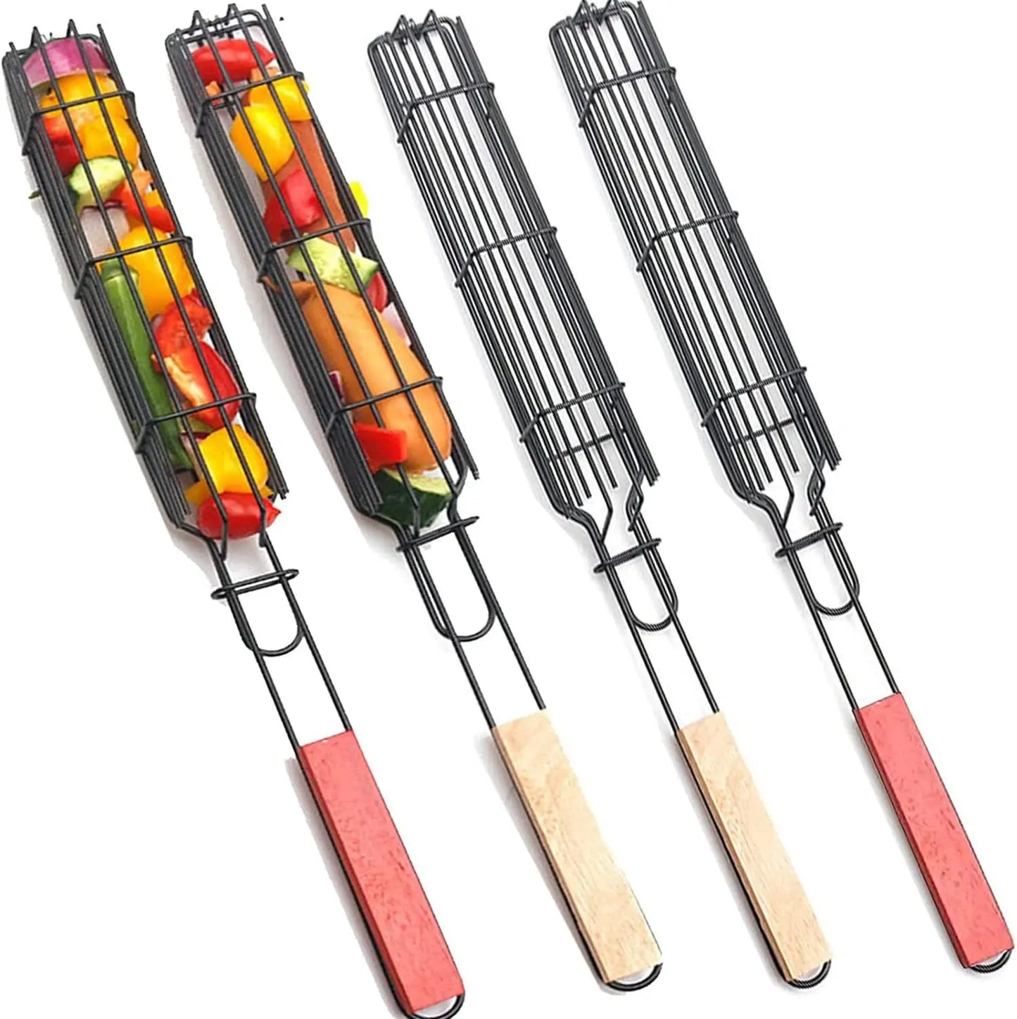 4-pack Grillkorgar till grillen