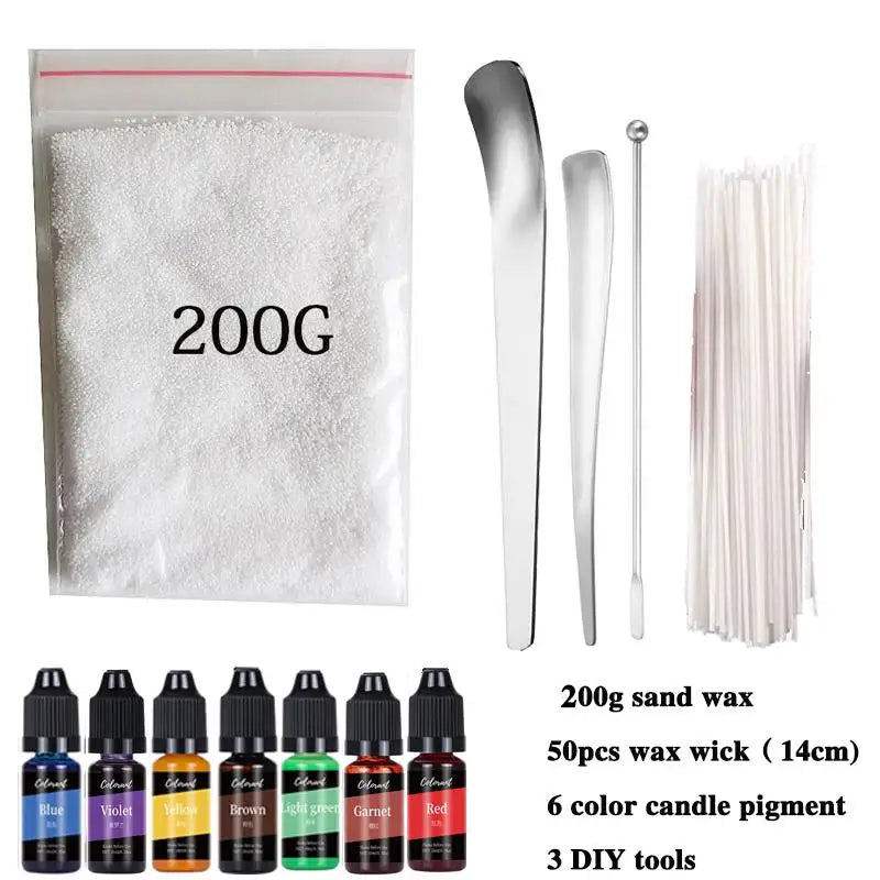 Sandvax för ljustillverkning (DIY)