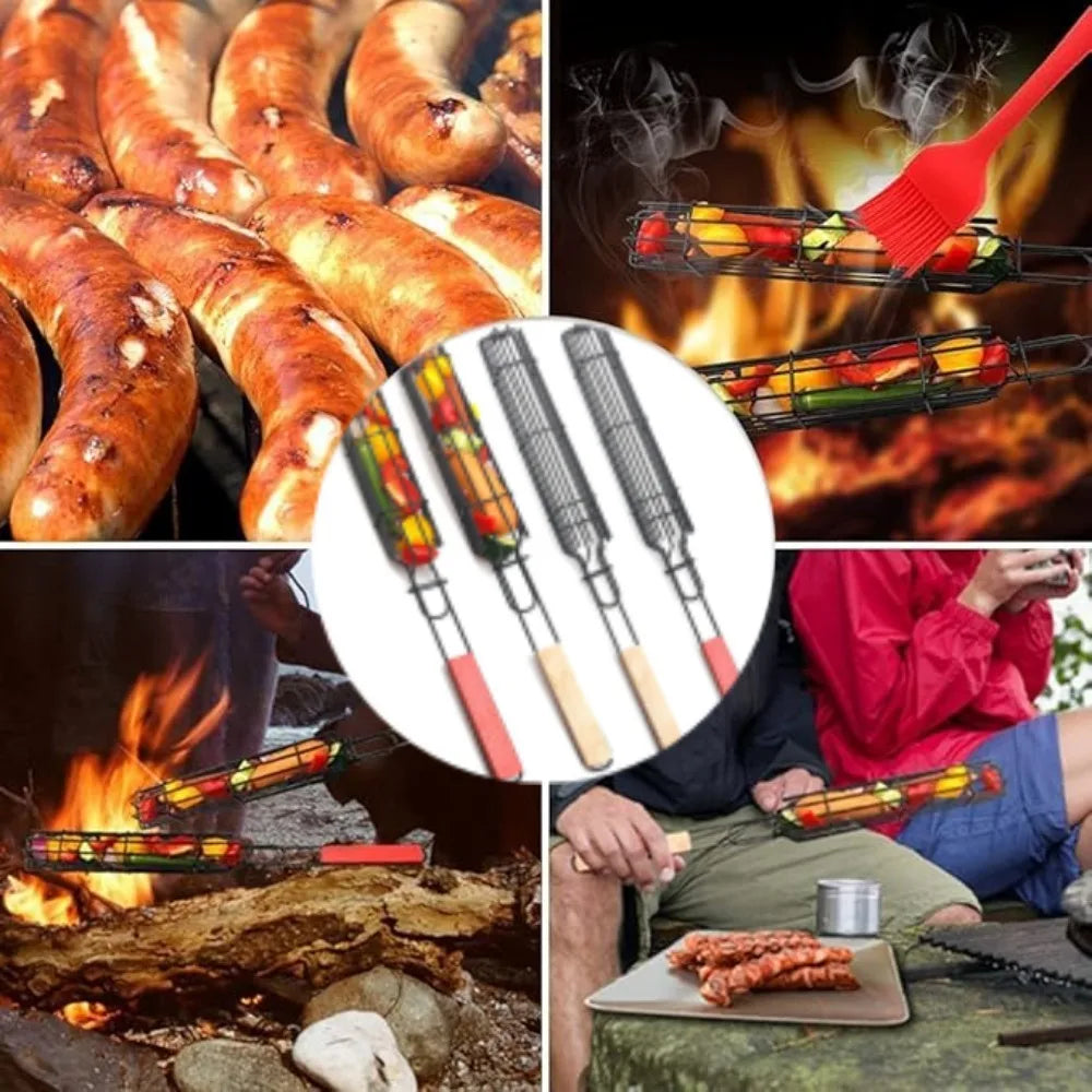 4-pack Grillkorgar till grillen
